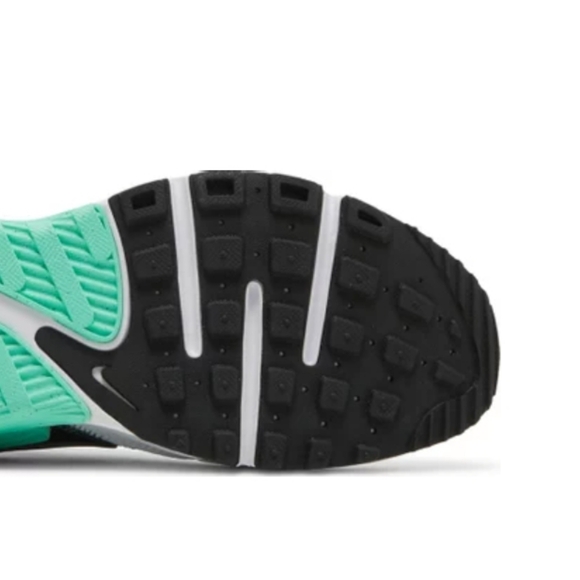 Nike Air Max White and Green Sneakers - Picture 9 of 11